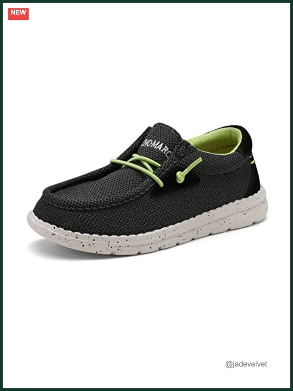 Boys Slip-on Knitted Loafers Breathable Lightweight School Shoes